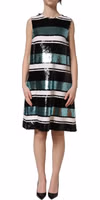 Multicolor Sequined Sleeveless Shift Dress 2