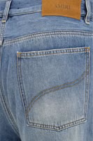 Blue Cotton Flared Jeans 3