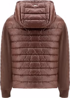 Brown Polyester Full-Length Jacket 2