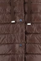 Brown Polyester Full-Length Jacket 3