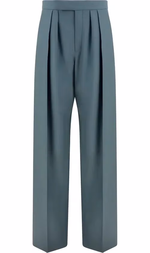 Bicolor Wool Oves Aries Dress Pants