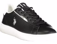 Black Polyester Men's Sneaker 2