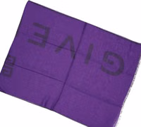 Purple Cashmere Scarf 2