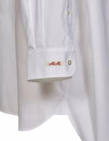 White Cotton Dress Shirt 4