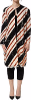 Multicolor Stripe Sequin Duster Coat Jacket 2