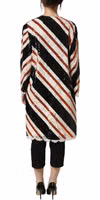 Multicolor Stripe Sequin Duster Coat Jacket 4