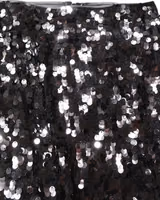 Brown Sequinned Embellished PencilCut Skirt 1