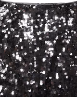 Brown Sequinned Embellished Pencil Cut Skirt 1