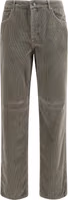 Bicolor Cotton Casual Pants 1