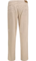 Beige Cotton Casual Pants 2