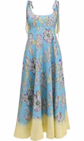 Multicolor Linen Casual Dress 1