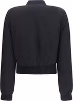 Black Polyester Bomber 2