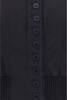 Black Polyester Bomber 3