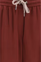 Bordeaux Cotton Athletic Pants 3