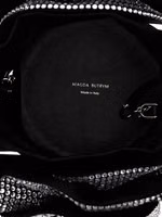 Black Viscose Crossbody Bag 4