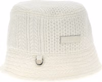 White Viscose Bucket Hat 2