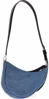 Blue Calfskin Shoulder Bag 2