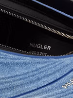Blue Calfskin Shoulder Bag 4