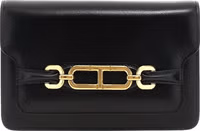 Black Leather Crossbody Bag 1
