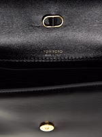 Black Leather Crossbody Bag 4