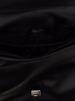 Black Leather Shoulder Bag 4