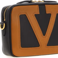 Brown Lamb Leather Crossbody Bag 4