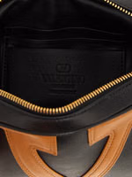 Brown Lamb Leather Crossbody Bag 5