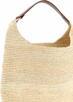 Brown Raffia Shoulder Bag 3