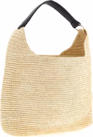 Beige Raffia Shoulder Bag 2