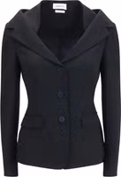 Black Wool Oves Aries Full-Length Jacket 1