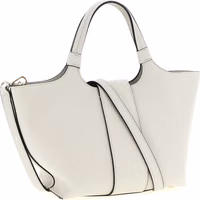 Gray Calfskin Tote Bag 2