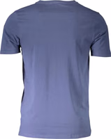 Blue Cotton Men's T-Shirt 2
