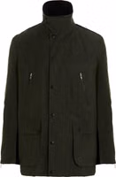 Bicolor Cotton Full-Length Jacket 1