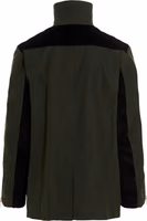 Bicolor Cotton Full-Length Jacket 2