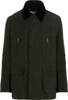 Bicolor Cotton Full-Length Jacket 3