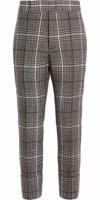 Bicolor Wool Casual Pants 1