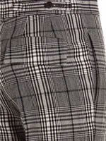 Bicolor Wool Casual Pants 4