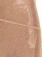 Beige Viscose Long Skirt 3