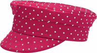 Fuchsia Satin Fatcap Hat 2