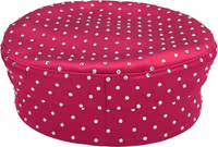 Fuchsia Satin Fatcap Hat 3