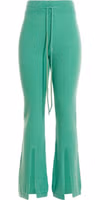 Bicolor Cashmere Casual Pants 1