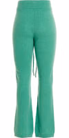 Bicolor Cashmere Casual Pants 2
