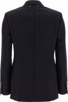 Blue Polyester Blazer 2