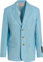 Blue Virgin Wool Blazer 1