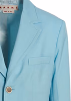 Blue Virgin Wool Blazer 3