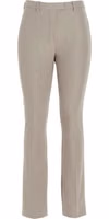 Beige Viscose Flared Pants 1