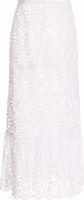 White Cotton Mini Skirt 1