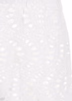 White Cotton Mini Skirt 3