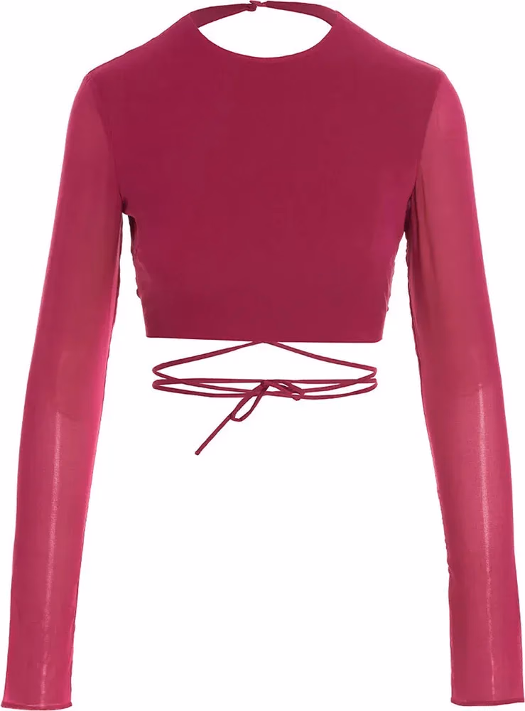 Fuchsia Silk Shirt