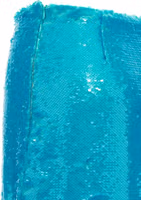 Blue Recycled Polyester Midi Skirt 4